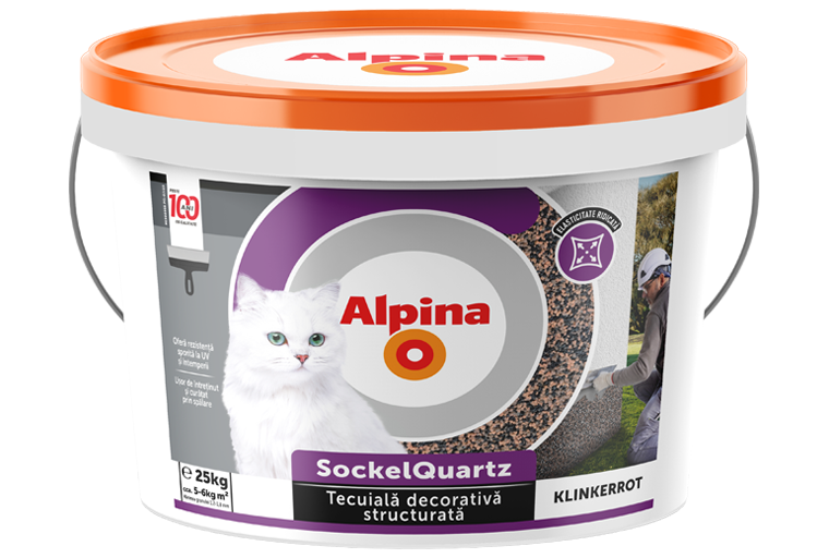 Alpina SockelQuartz Klinkerrot