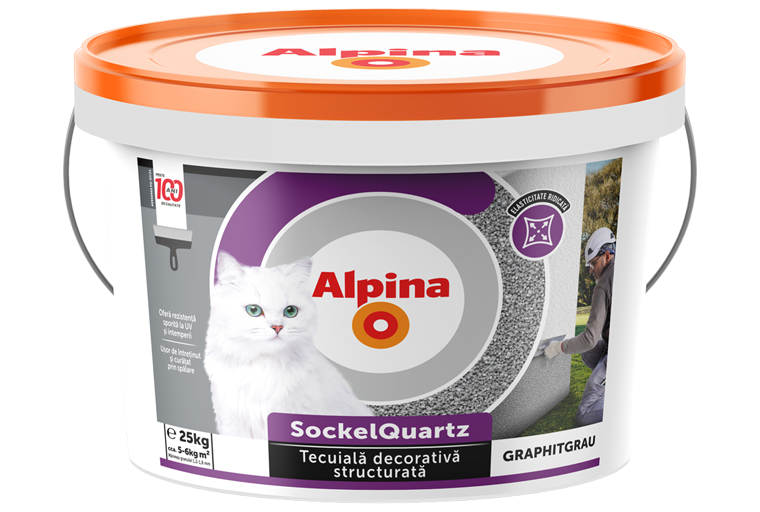 Alpina SockelQuartz Graphitgrau