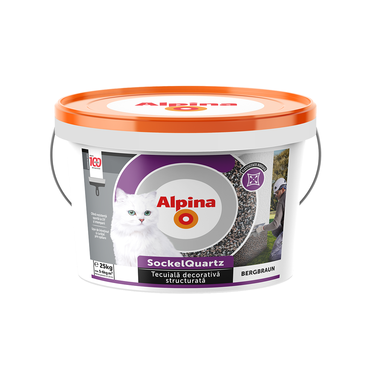 Alpina SockelQuartz Bergbraun